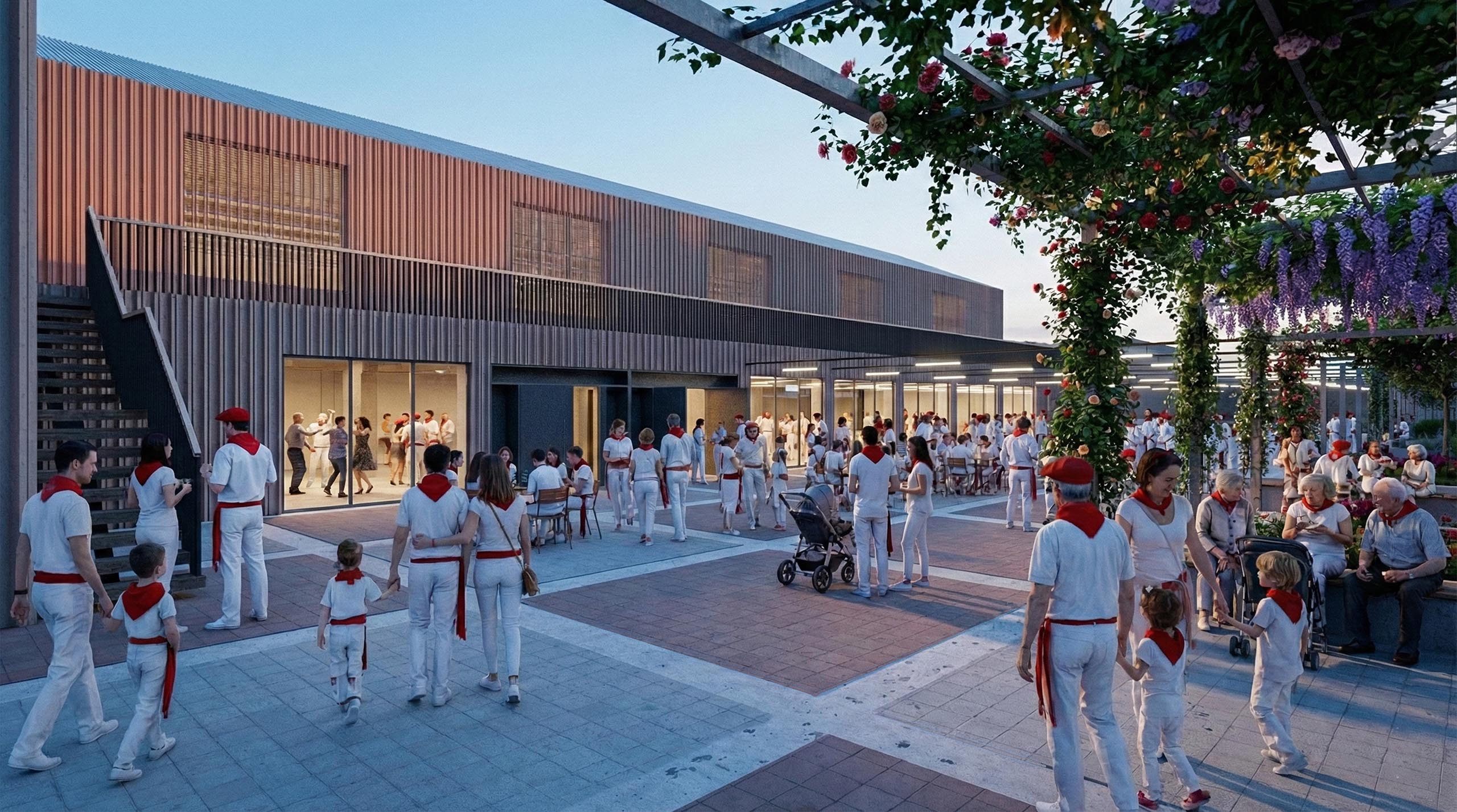 Rehabilitación pabellón multiusos en Arguedas